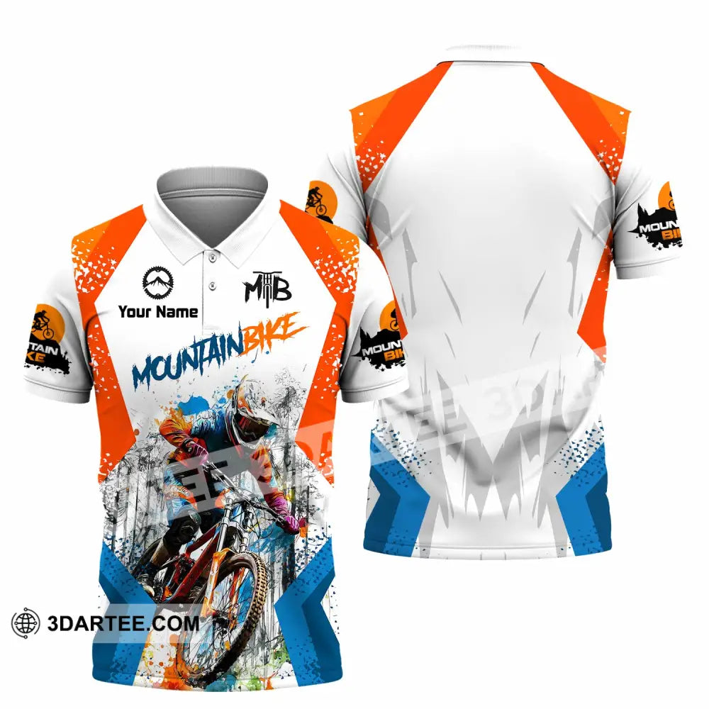 Unisex Shirt - Custom Mountain Bike Shirt - Polo Shirt / S - T-shirt