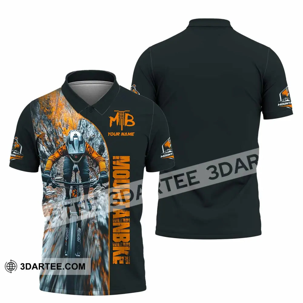Unisex Shirt - Custom Mountain Bike Shirt Polo Shirt / S T-shirt