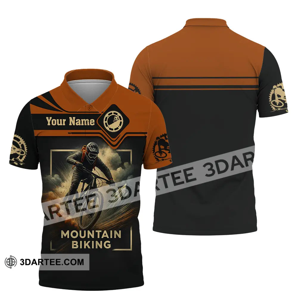 Unisex Shirt - Custom Mountain Bike Shirt Polo Shirt / S T-shirt