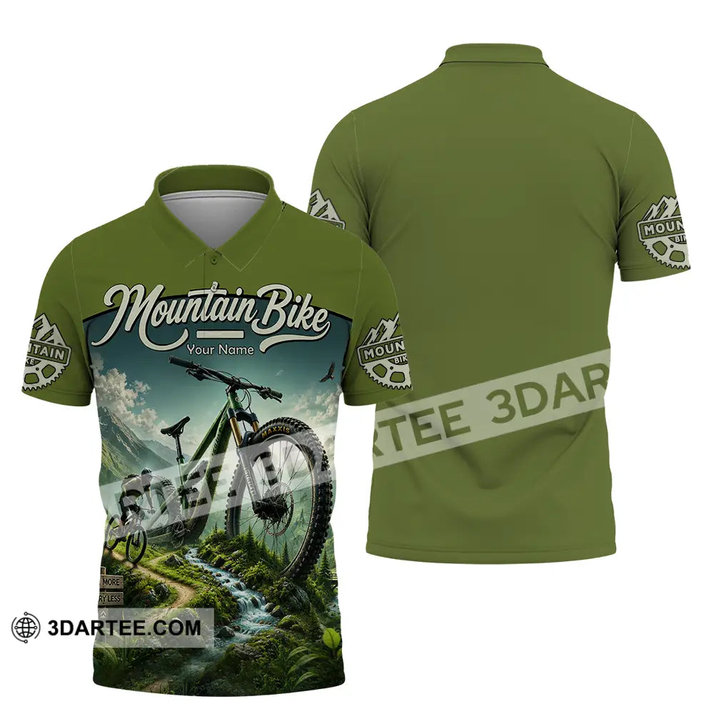 Unisex Shirt - Custom Mountain Bike Shirt - Polo Shirt / S - T-shirt