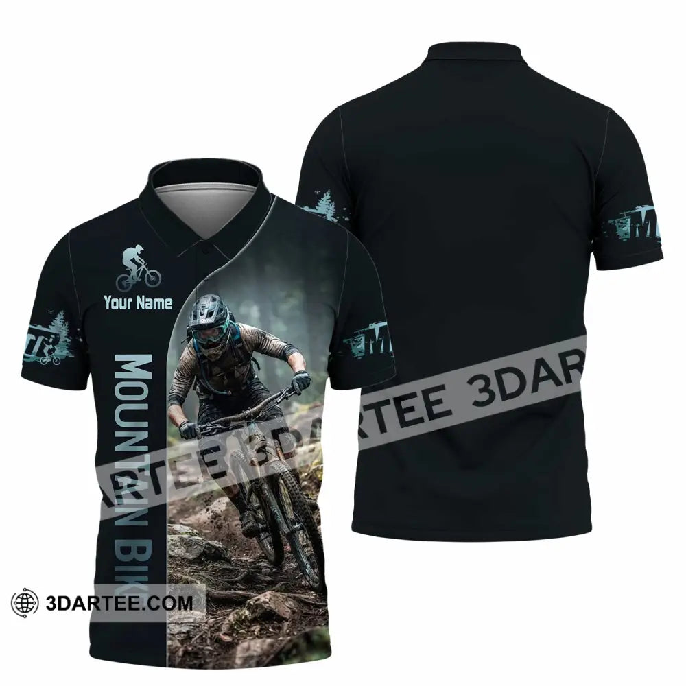 Unisex Shirt - Custom Mountain Bike Shirt - Polo Shirt / S - T-shirt