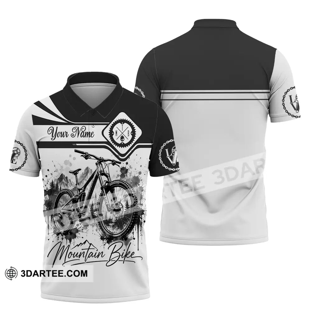 Unisex Shirt - Custom Mountain Bike Shirt - Polo Shirt / S - T-shirt