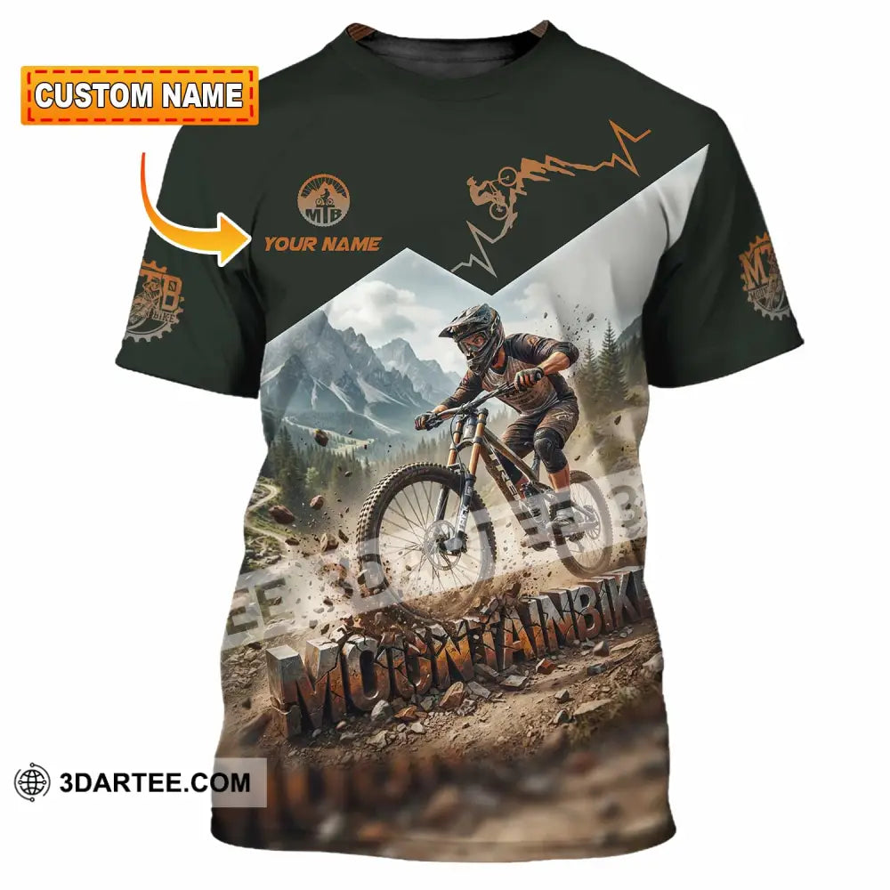 Unisex Shirt - Custom Mountain Bike Shirt - T-shirt