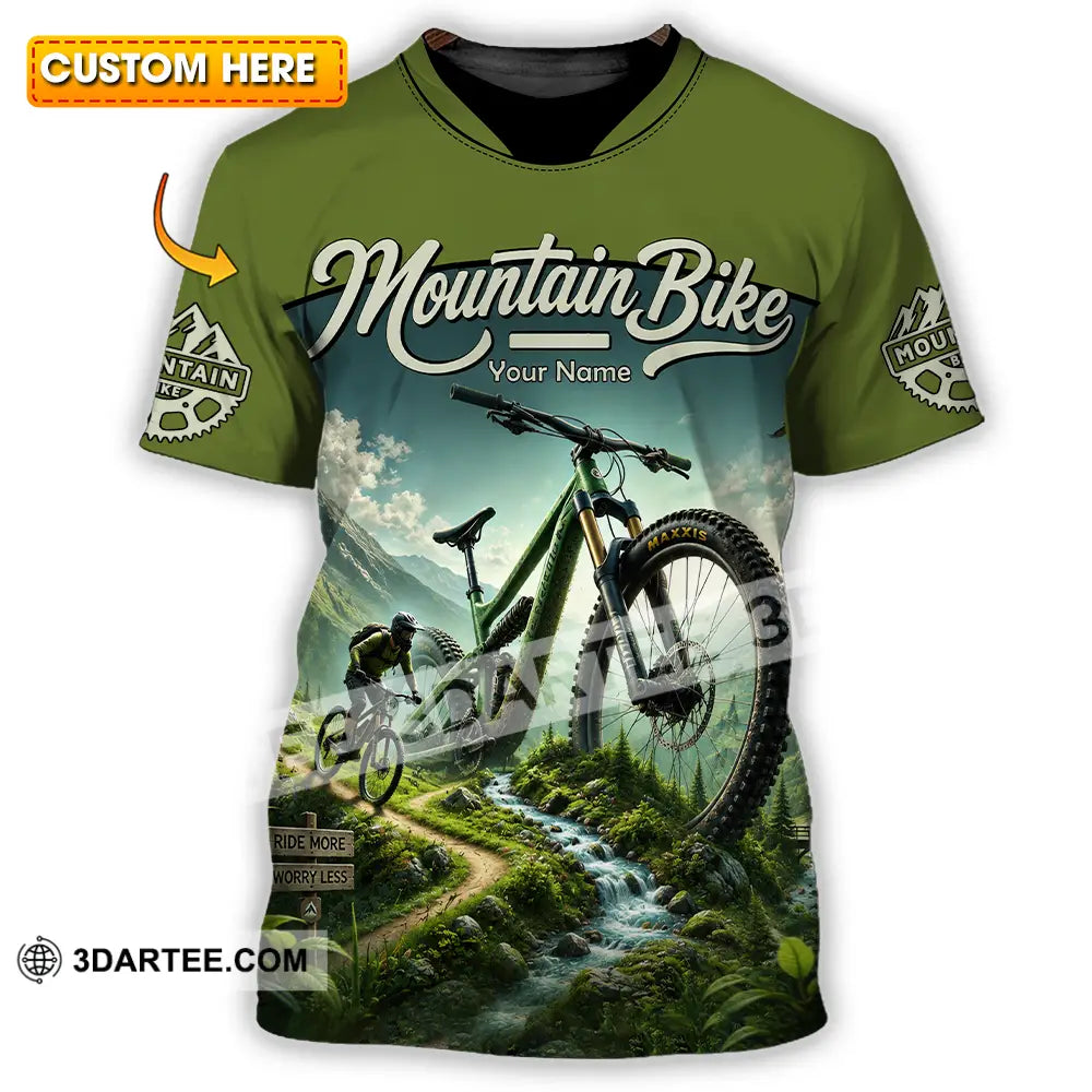 Unisex Shirt - Custom Mountain Bike Shirt - T-shirt