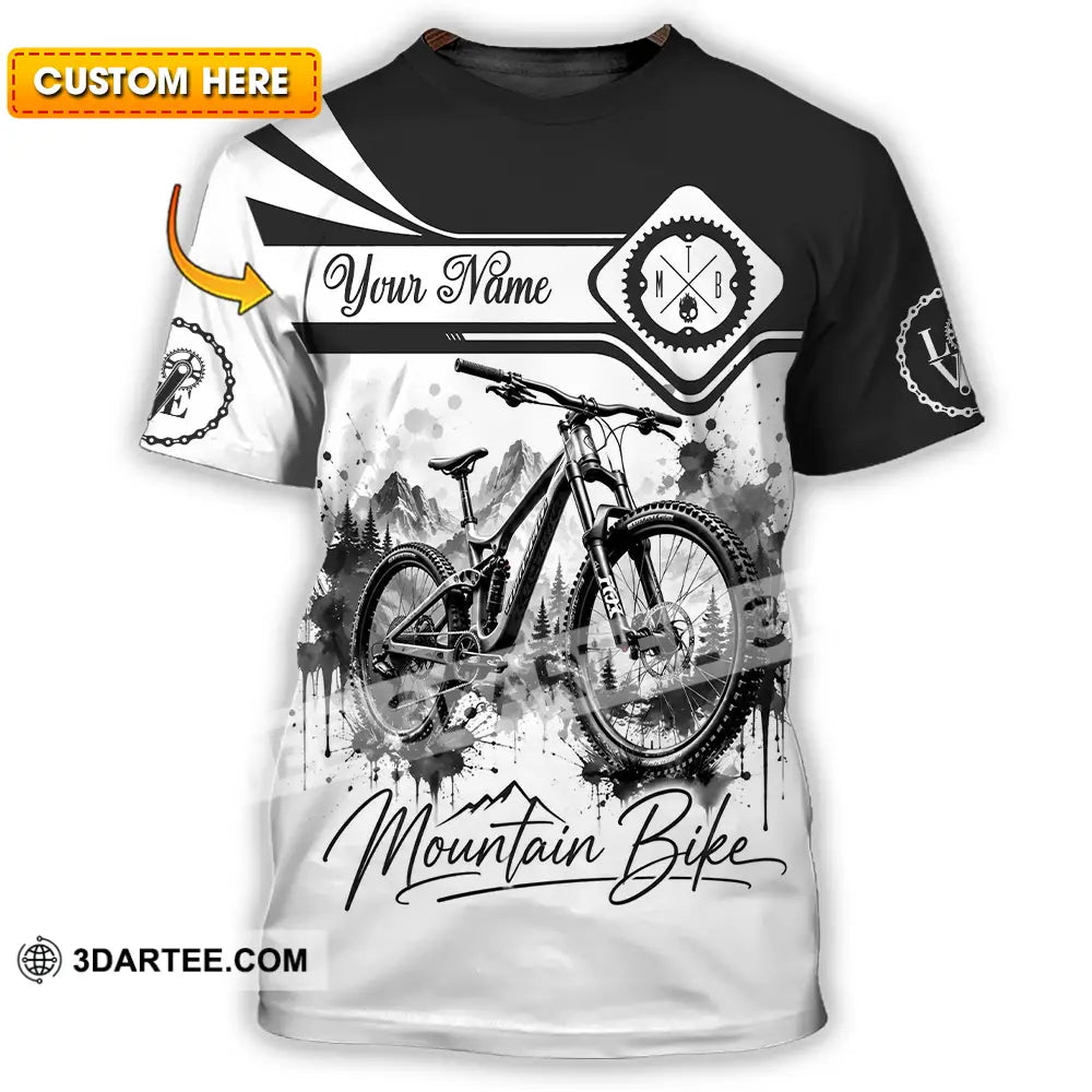 Unisex Shirt - Custom Mountain Bike Shirt - T-shirt