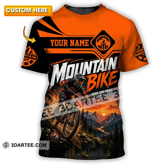Unisex Shirt - Custom Mountain Bike Shirt - T-shirt
