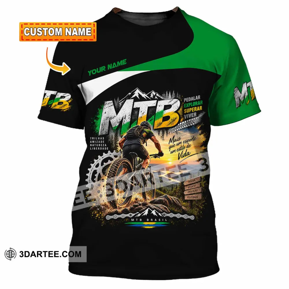 Unisex Shirt - Custom Mountain Bike Shirt - T-shirt