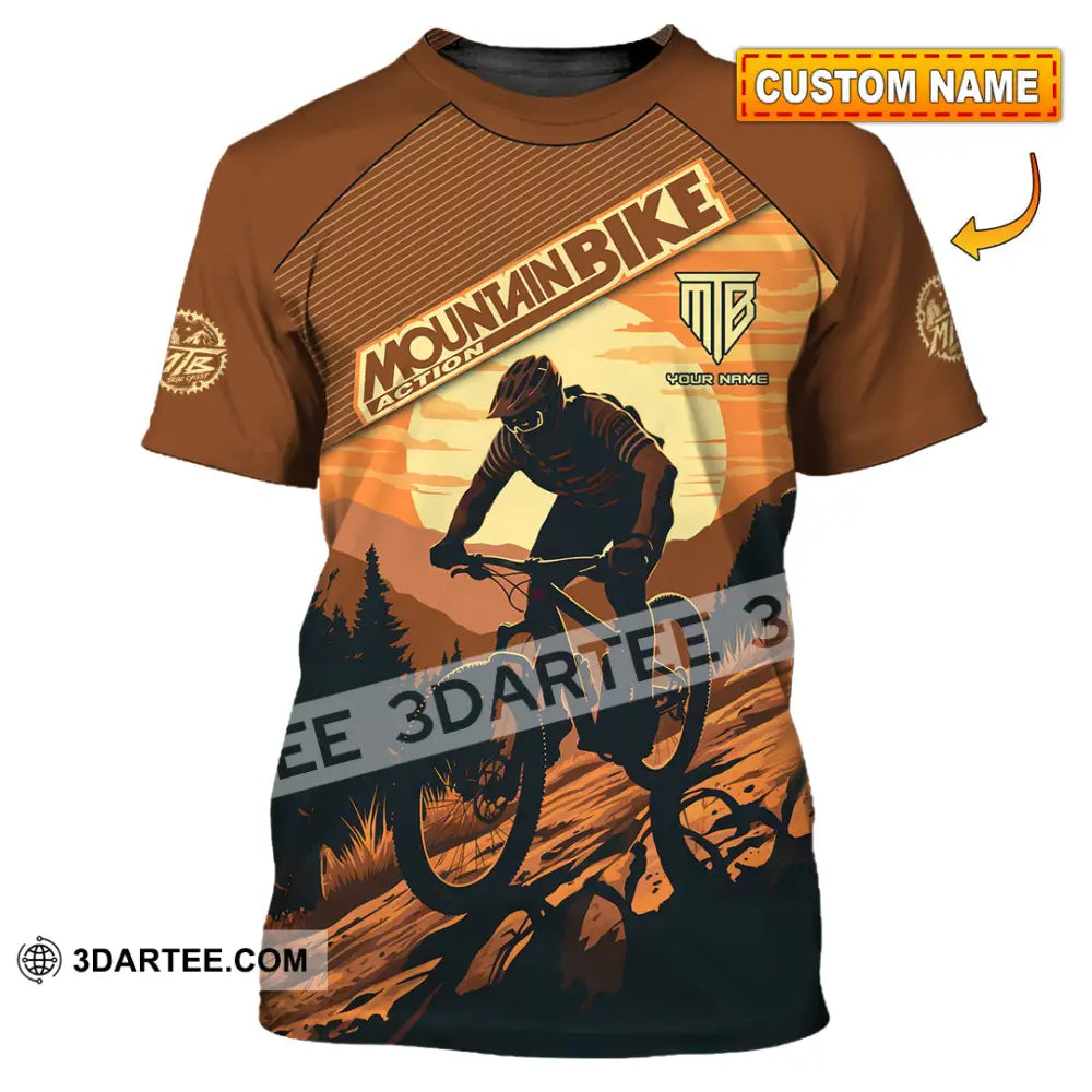 Unisex Shirt Custom Mountain Bike Shirt T shirt