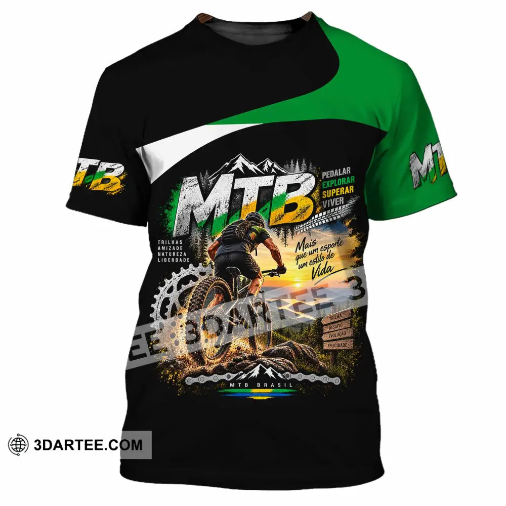 Unisex Shirt - Custom Mountain Bike Shirt - T-Shirt / S - T-shirt
