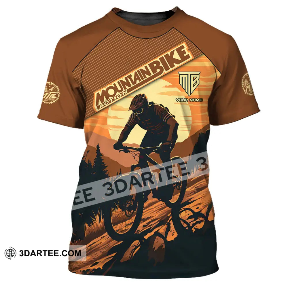 Unisex Shirt Custom Mountain Bike Shirt T Shirt / S T shirt