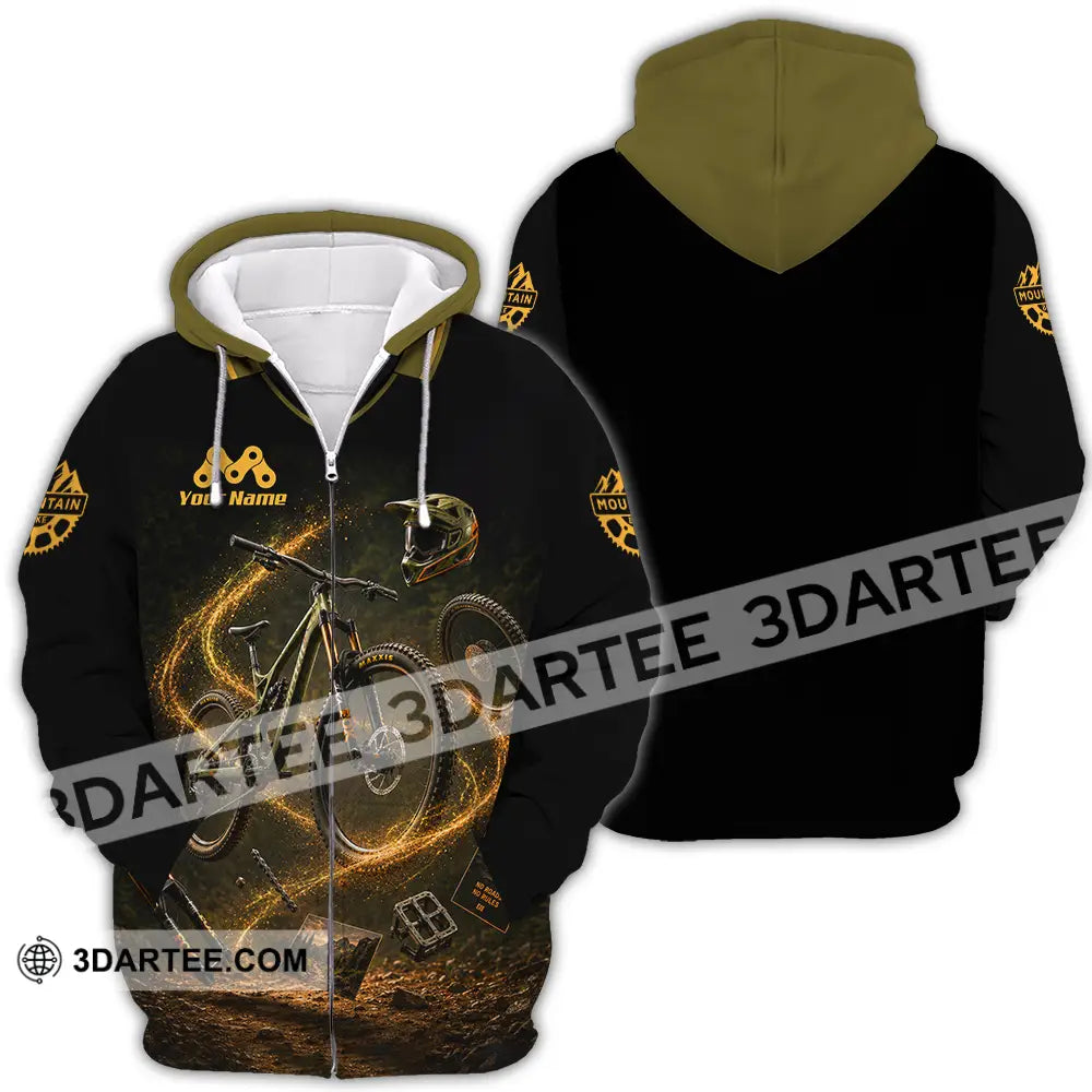 Unisex Shirt - Custom Mountain Bike Shirt - Zipper Hoodie / S - T-shirt