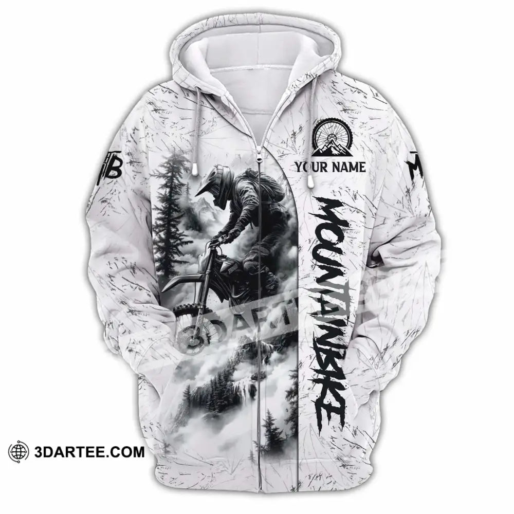 Unisex Shirt - Custom Moutain Bike 3D Shirt Zipper Hoodie / S T-shirt