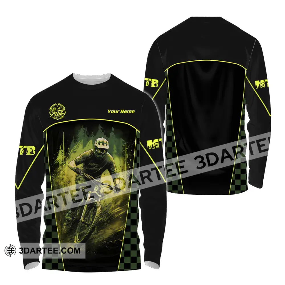 Unisex Shirt - Custom MTB Shirt Long Sleeve Shirt / S T-shirt