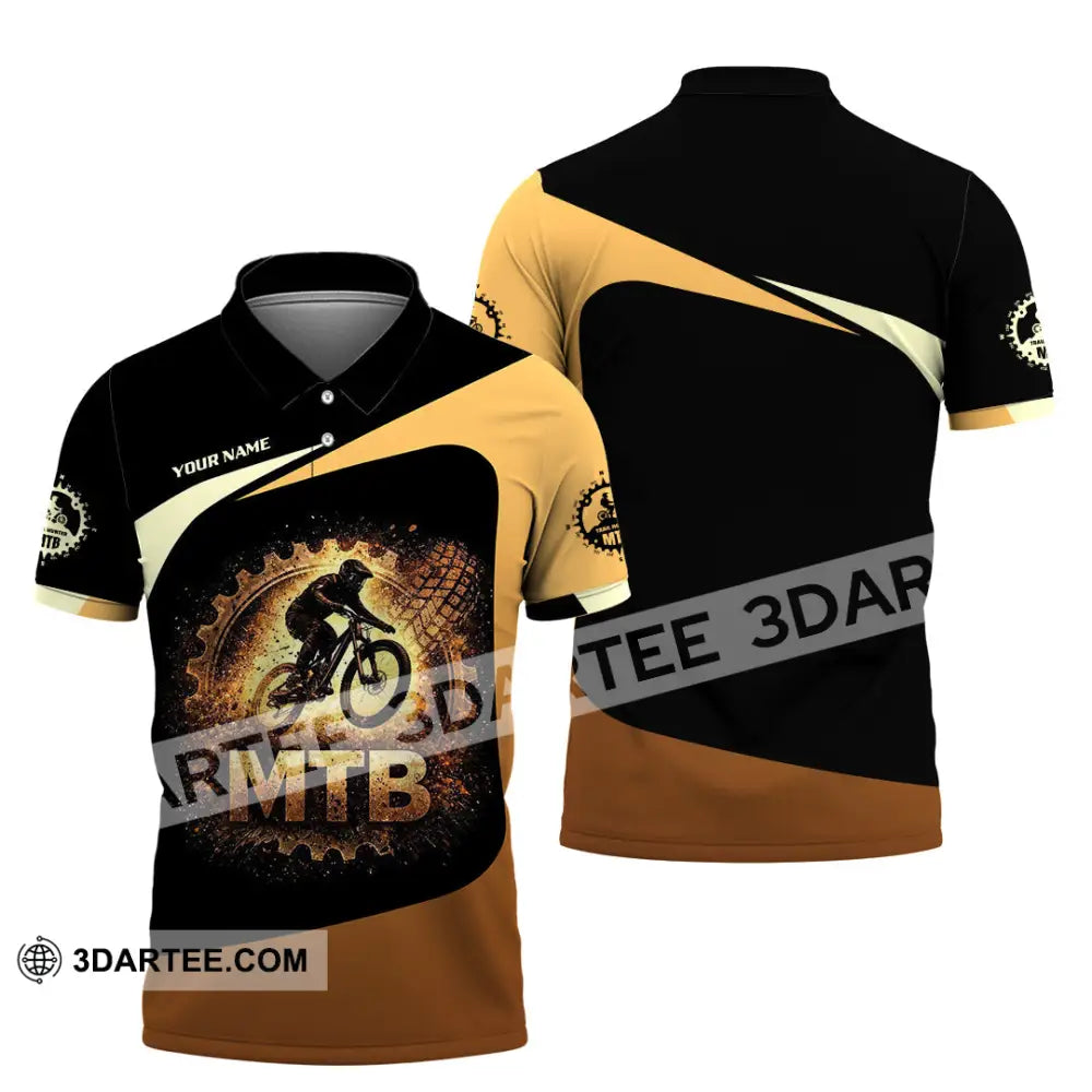 Unisex Shirt - Custom MTB Mountain Bike 3D Shirt Polo Shirt / S T-shirt