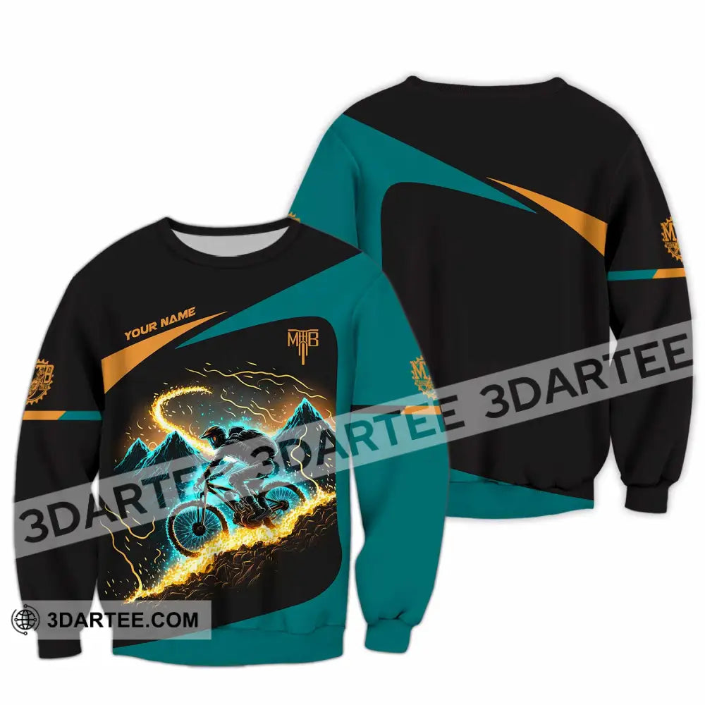 Unisex Shirt - Custom MTB Mountain Bike Shirt Long Sleeve / S T-shirt