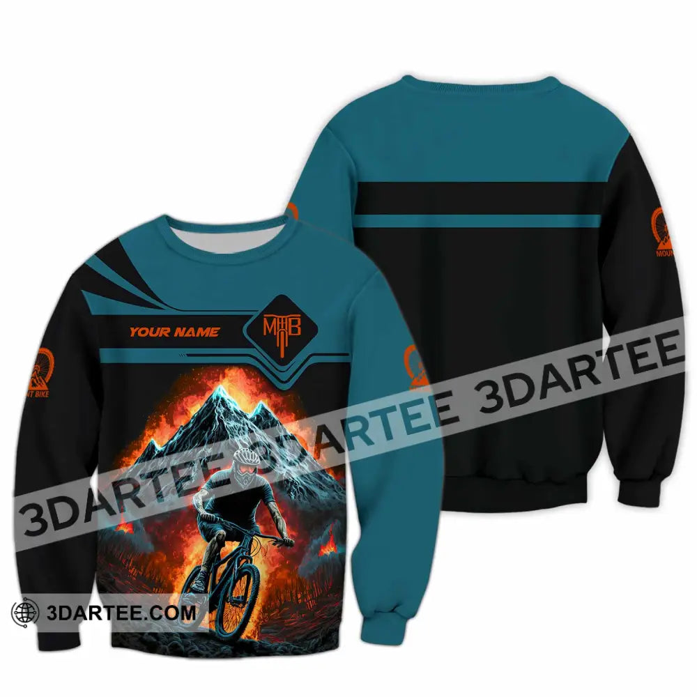 Unisex Shirt - Custom MTB Mountain Bike Shirt Long Sleeve / S T-shirt
