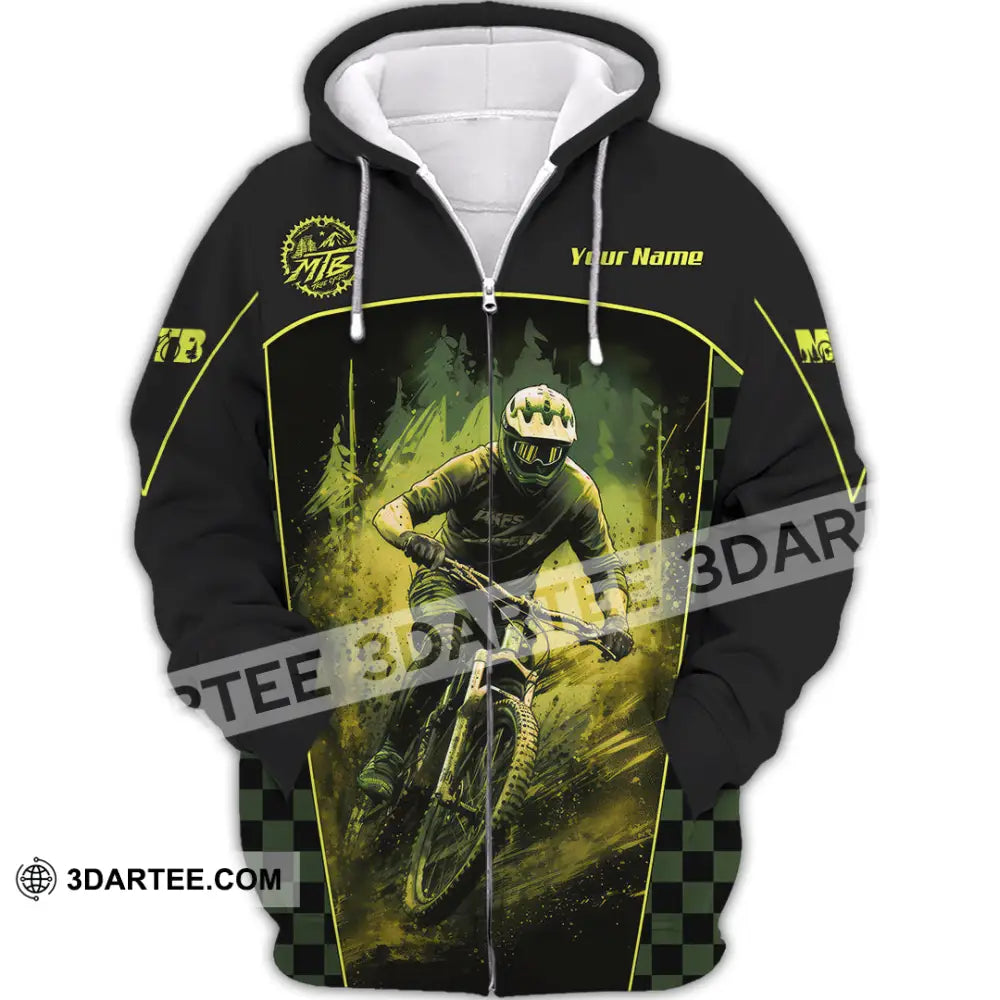 Unisex Shirt - Custom MTB Shirt Zipper Hoodie / S T-shirt