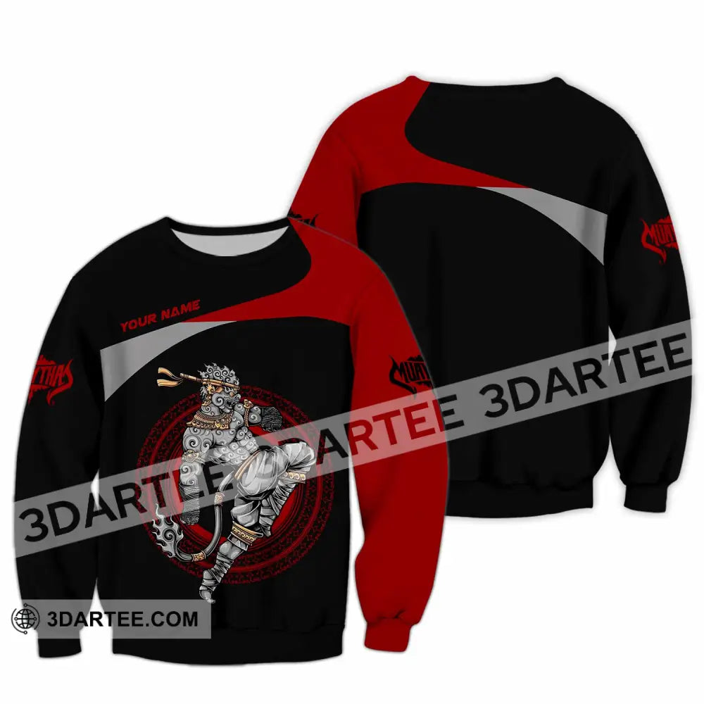 Unisex Shirt - Custom Muay Thai 3D Shirt Long Sleeve / S T-shirt