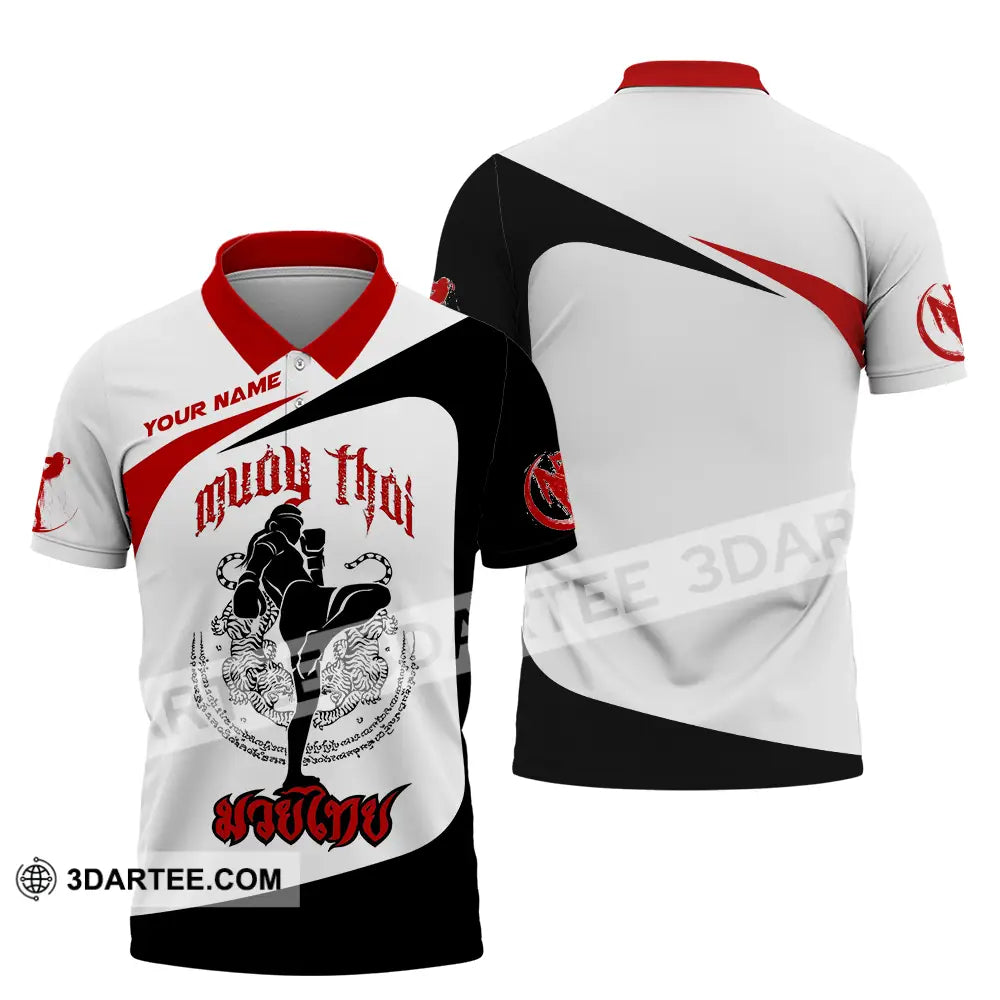 Unisex Shirt - Custom Muay Thai 3D Shirt Polo Shirt / S T-shirt