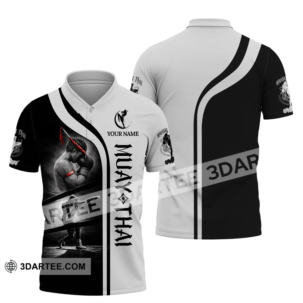 Unisex Shirt - Custom Muay Thai 3D Shirt Polo Shirt / S T-shirt