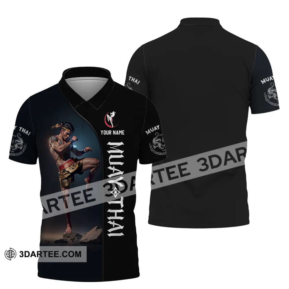 Unisex Shirt - Custom Muay Thai 3D Shirt Polo Shirt / S T-shirt