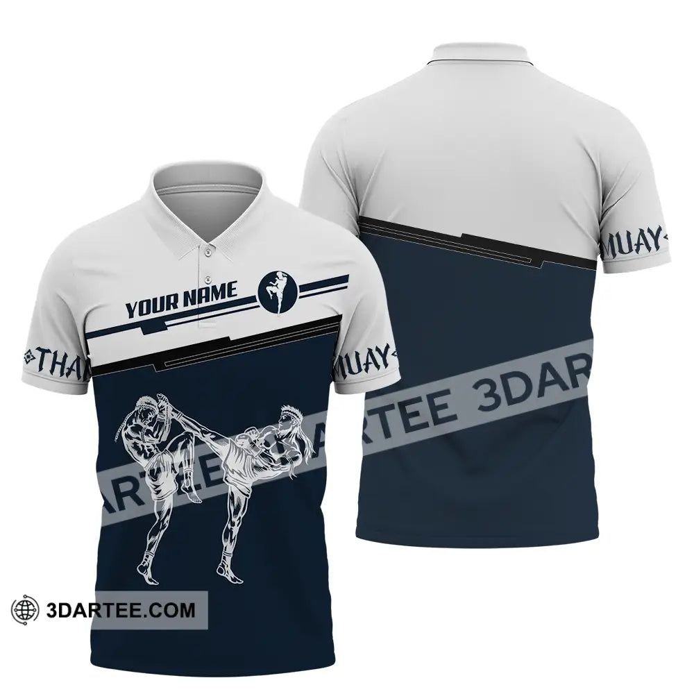 Unisex Shirt - Custom Muay Thai 3D Shirt Polo Shirt / S T-shirt
