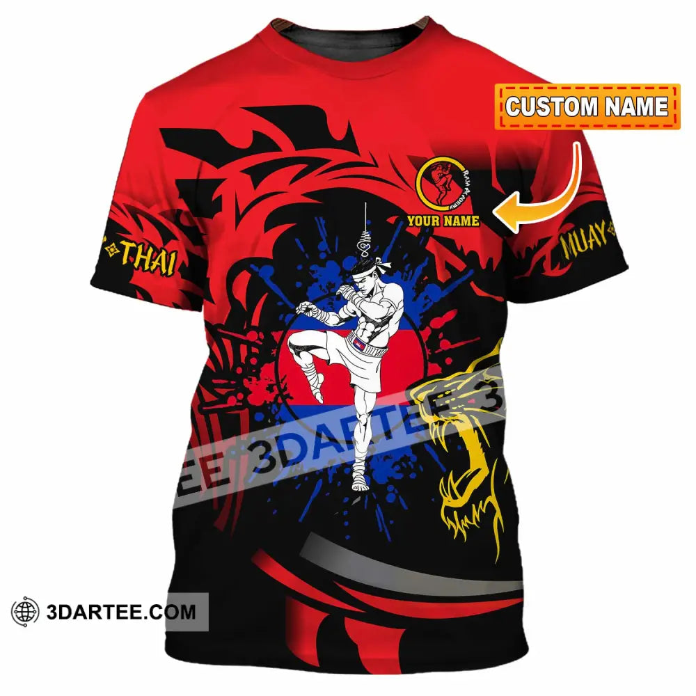Unisex Shirt - Custom Muay Thai 3D Shirt T-shirt