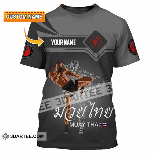 Unisex Shirt - Custom Muay Thai 3D Shirt - T-shirt