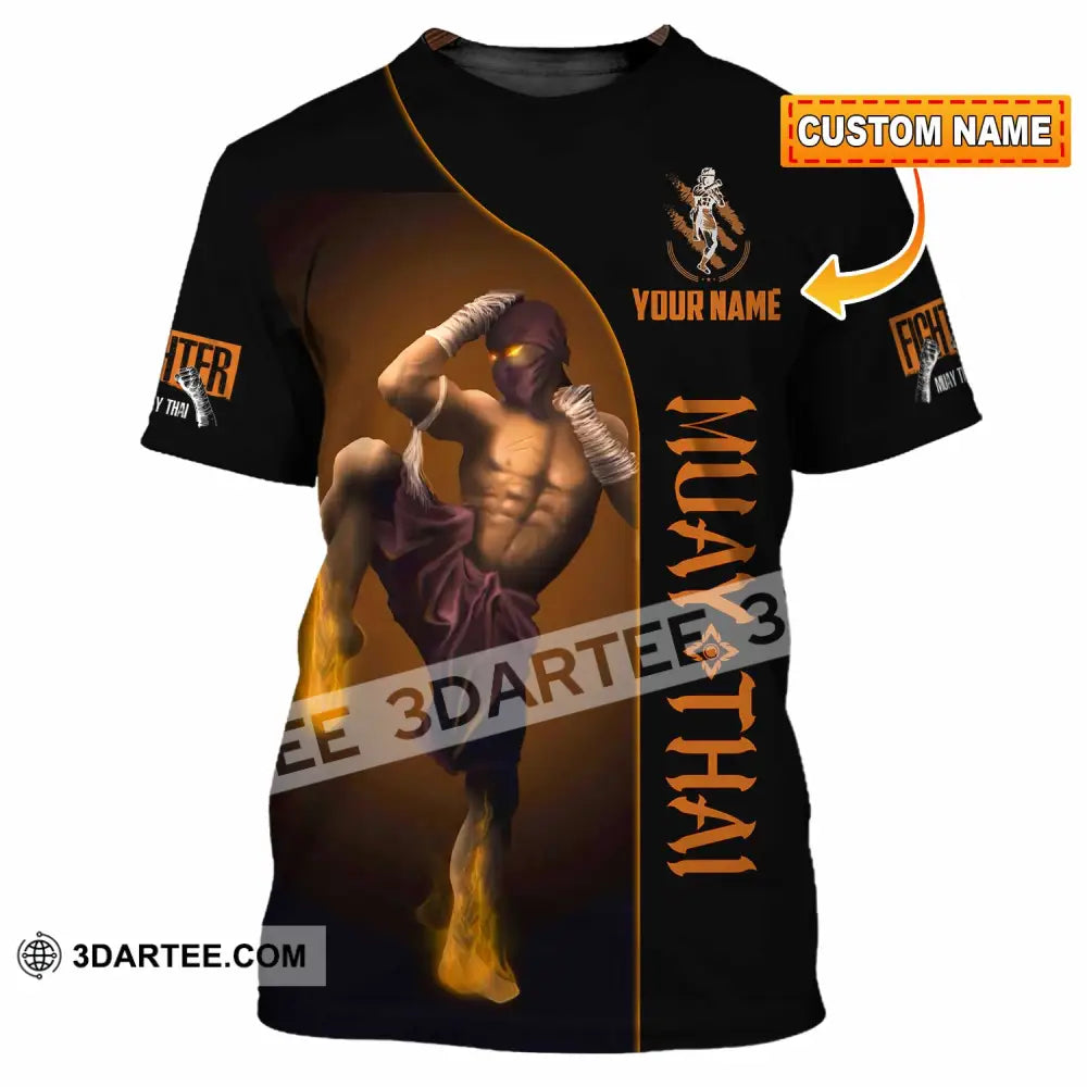 Unisex Shirt - Custom Muay Thai 3D Shirt - T-shirt