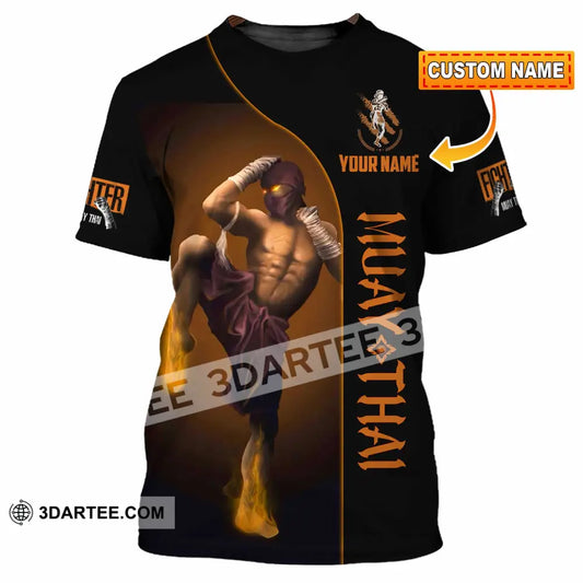 Unisex Shirt - Custom Muay Thai 3D Shirt - T-shirt