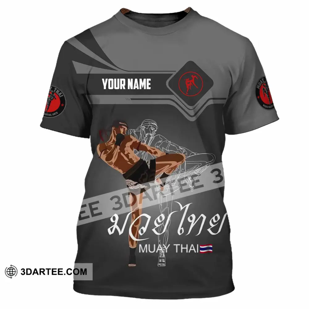 Unisex Shirt - Custom Muay Thai 3D Shirt - T-Shirt / S - T-shirt