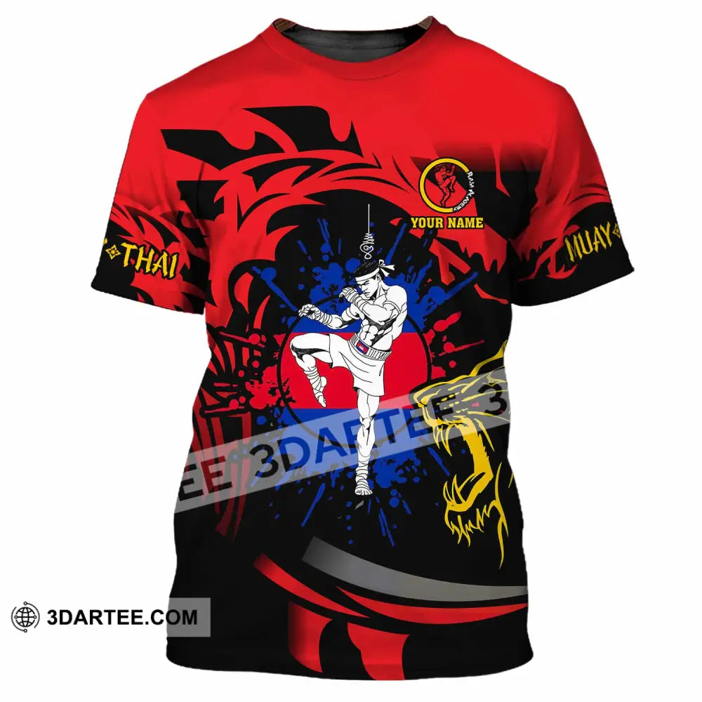 Unisex Shirt - Custom Muay Thai 3D Shirt T-Shirt / S T-shirt