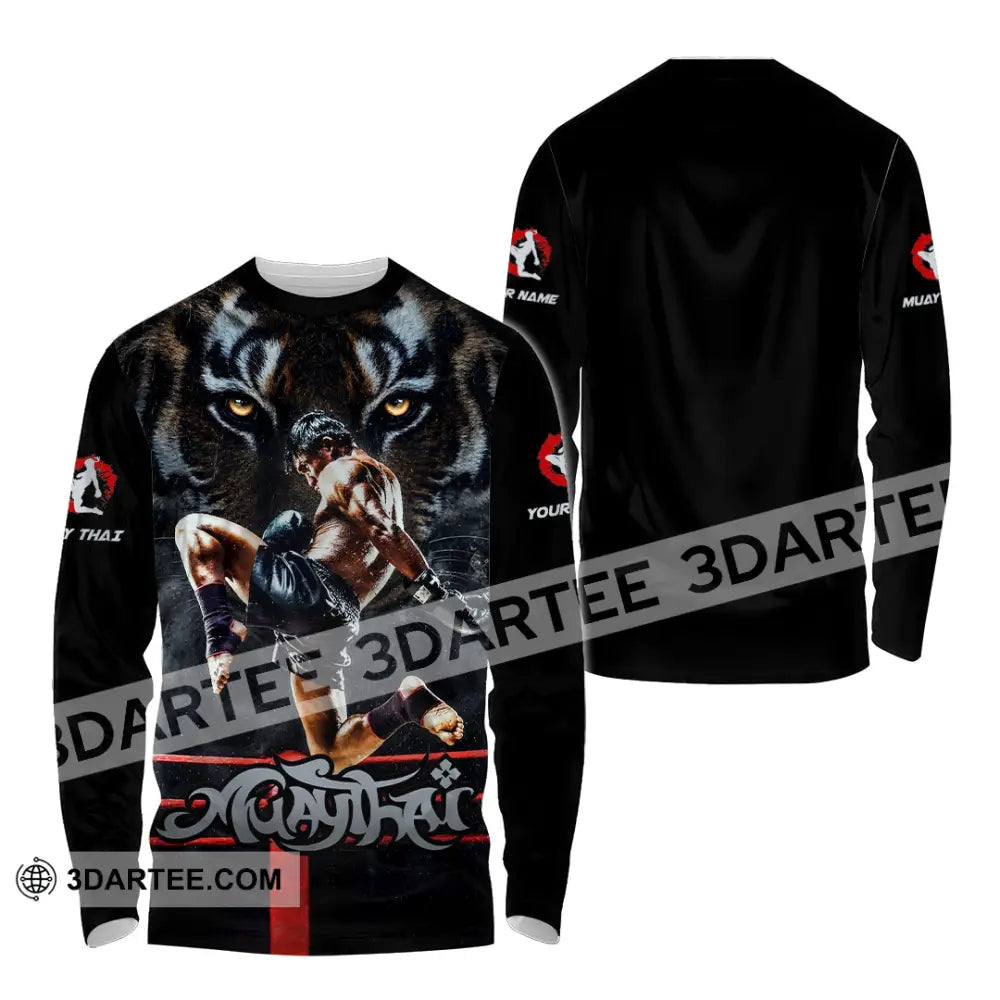 Unisex Shirt - Custom Muay Thai Shirt - Long Sleeve Shirt / S - T-shirt