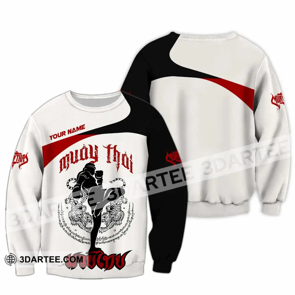 Unisex Shirt - Custom Muay Thai Shirt Long Sleeve / S T-shirt
