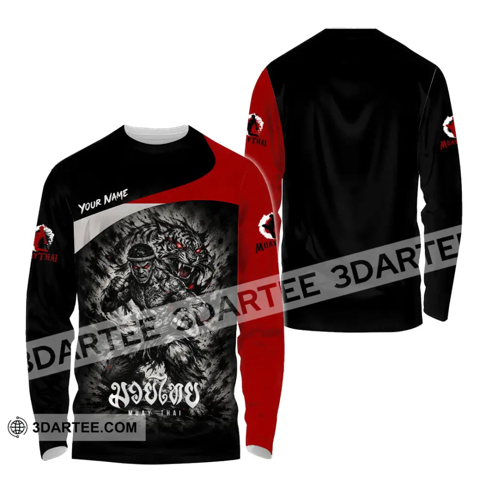 Unisex Shirt - Custom Muay Thai Shirt - Long Sleeve Shirt / S - T-shirt