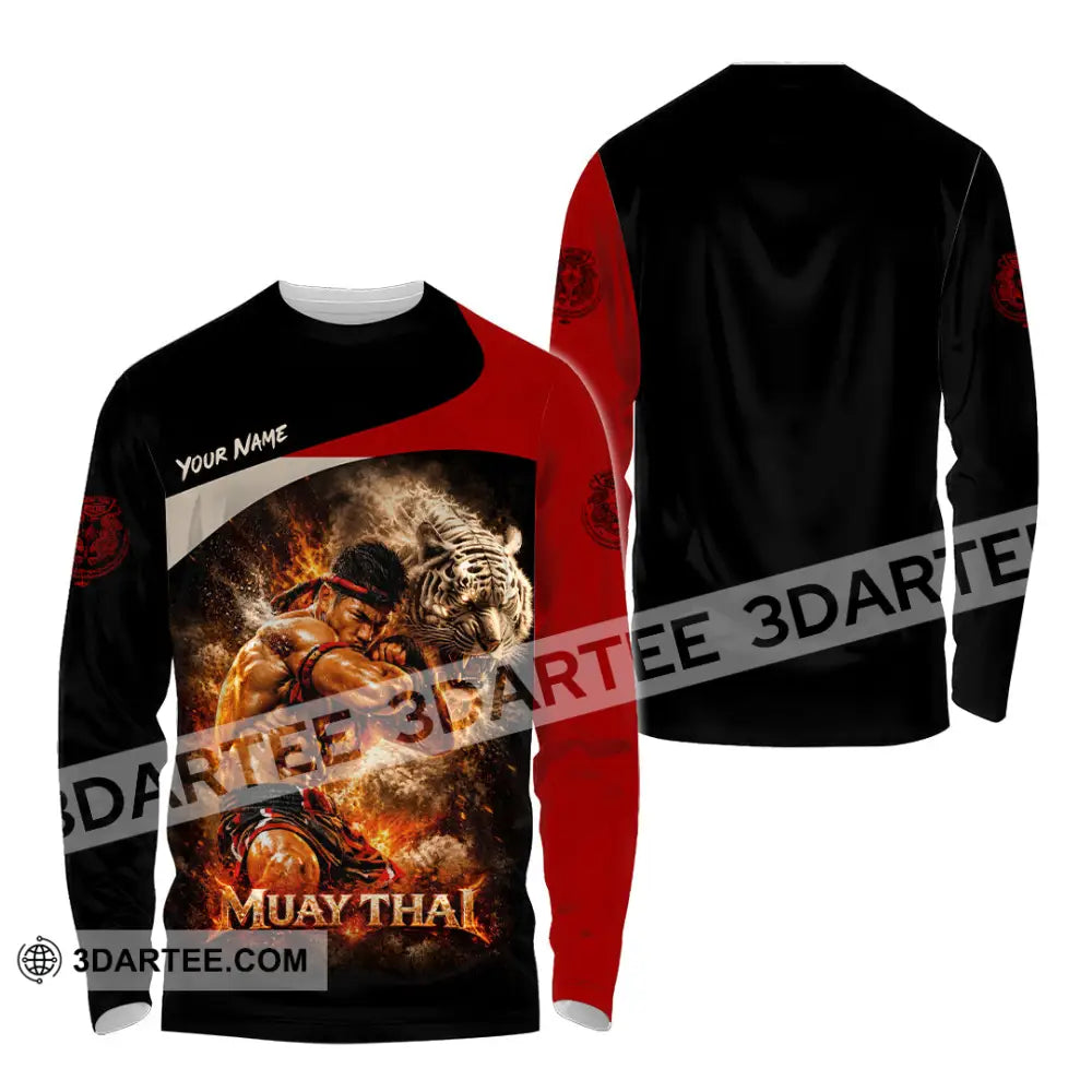 Unisex Shirt - Custom Muay Thai Shirt - Long Sleeve Shirt / S - T-shirt
