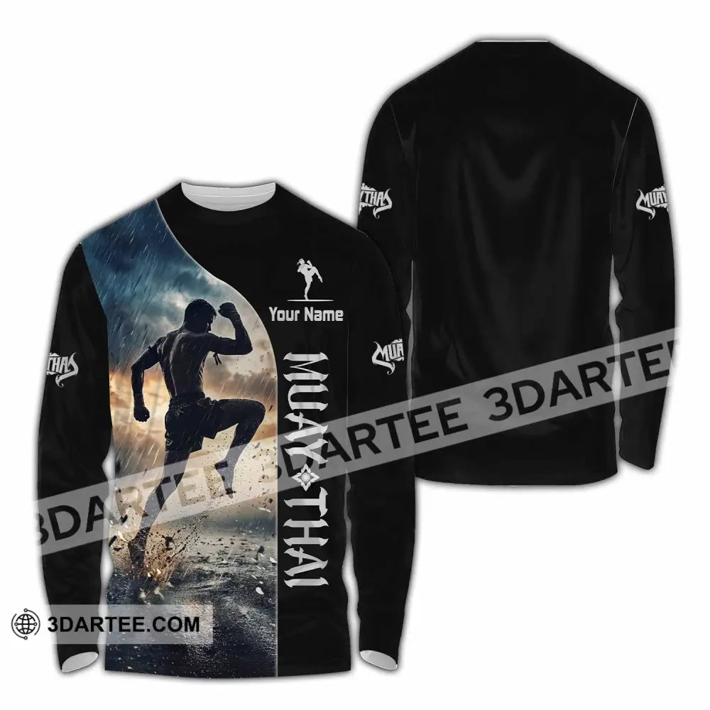 Unisex Shirt - Custom Muay Thai Shirt - Long Sleeve Shirt / S - T-shirt
