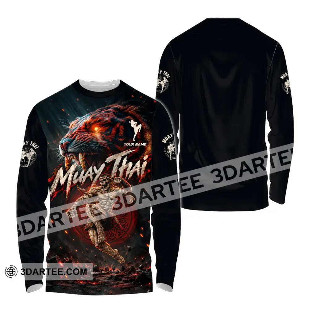 Unisex Shirt - Custom Muay Thai Shirt - Long Sleeve Shirt / S - T-shirt