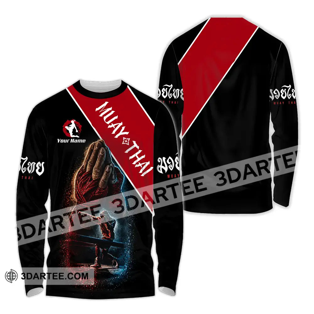 Unisex Shirt - Custom Muay Thai Shirt - Long Sleeve Shirt / S - T-shirt