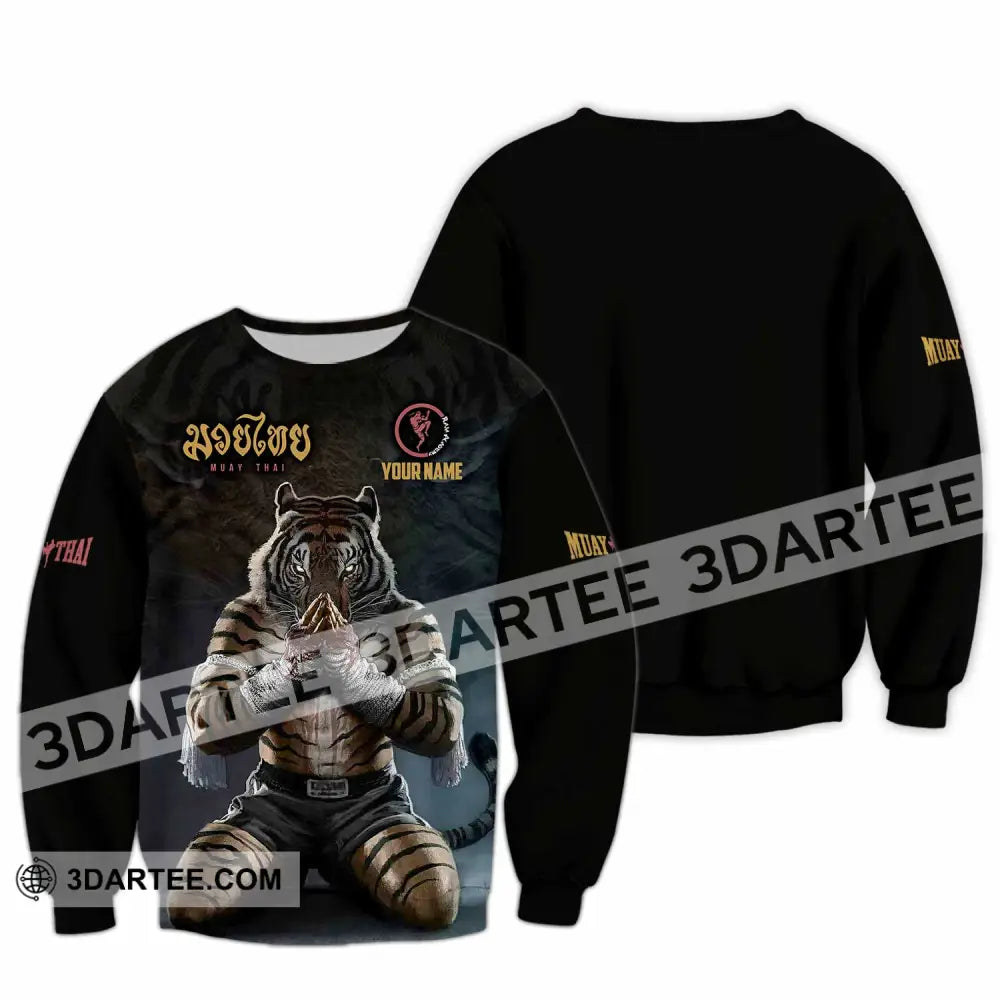 Unisex Shirt - Custom Muay Thai Lover Sport Shirt Long Sleeve / S T-shirt