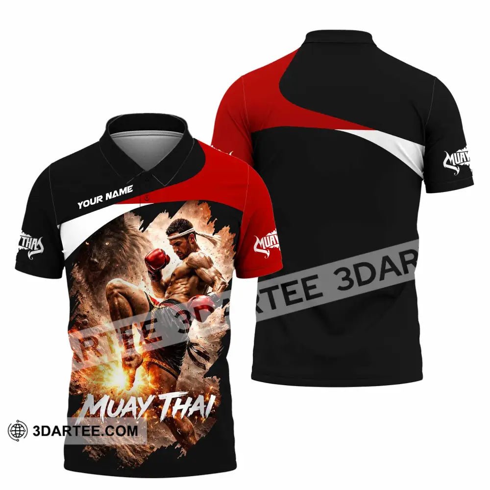 Unisex Shirt - Custom Muay Thai Shirt - Polo Shirt / S - T-shirt
