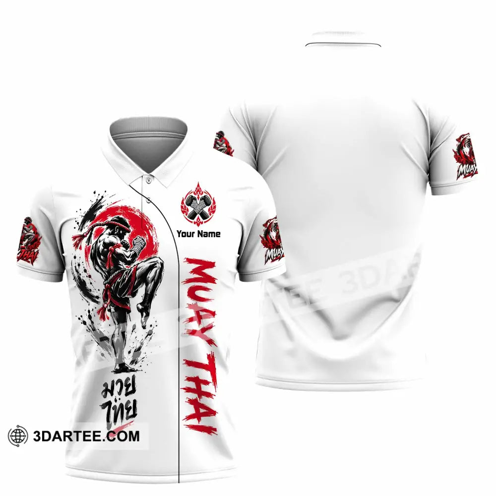 Unisex Shirt - Custom Muay Thai Shirt - Polo Shirt / S - T-shirt