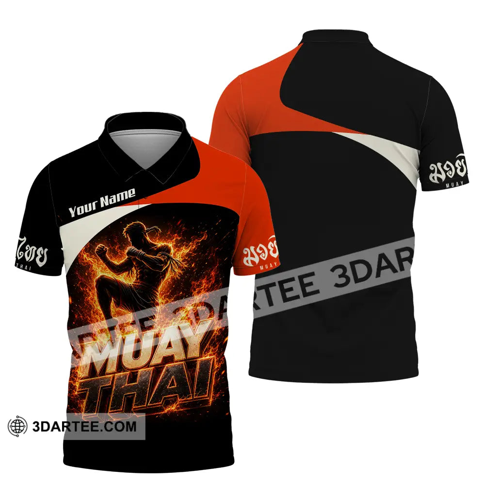 Unisex Shirt - Custom Muay Thai Shirt - Polo Shirt / S - T-shirt
