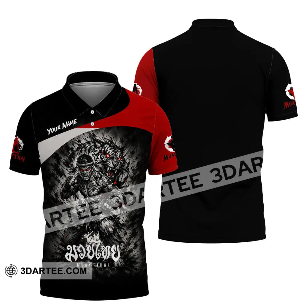 Unisex Shirt - Custom Muay Thai Shirt - Polo Shirt / S - T-shirt