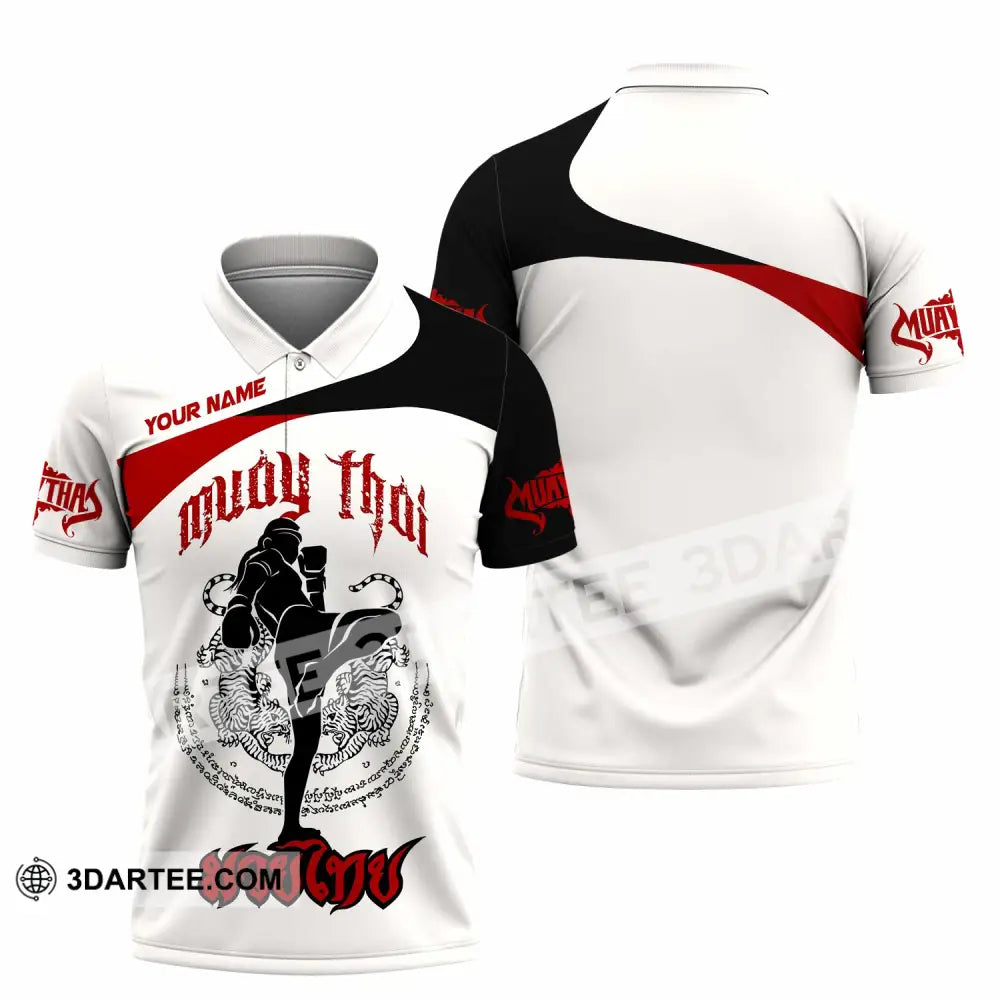 Unisex Shirt - Custom Muay Thai Shirt Polo Shirt / S T-shirt