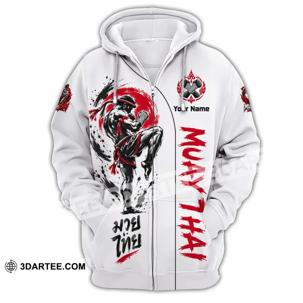 Unisex Shirt - Custom Muay Thai Shirt - Zipper Hoodie / S - T-shirt