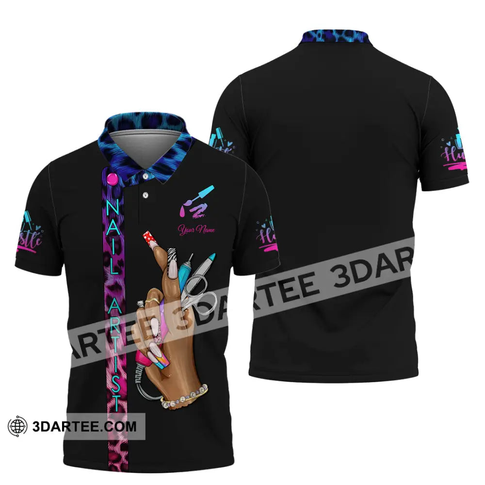 Unisex Shirt Custom Nails Artist Shirt Polo Shirt / S T shirt