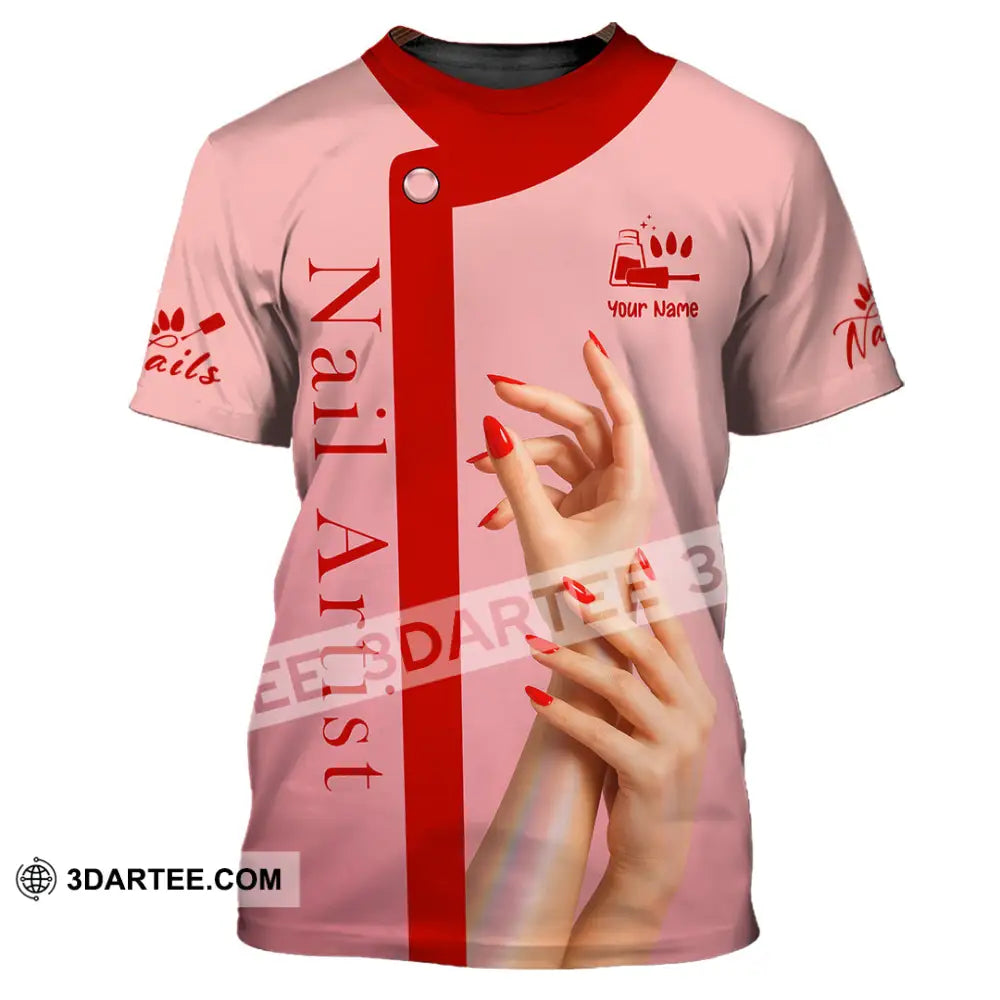 Unisex Shirt Custom Nails Artist Shirt T Shirt / S T shirt
