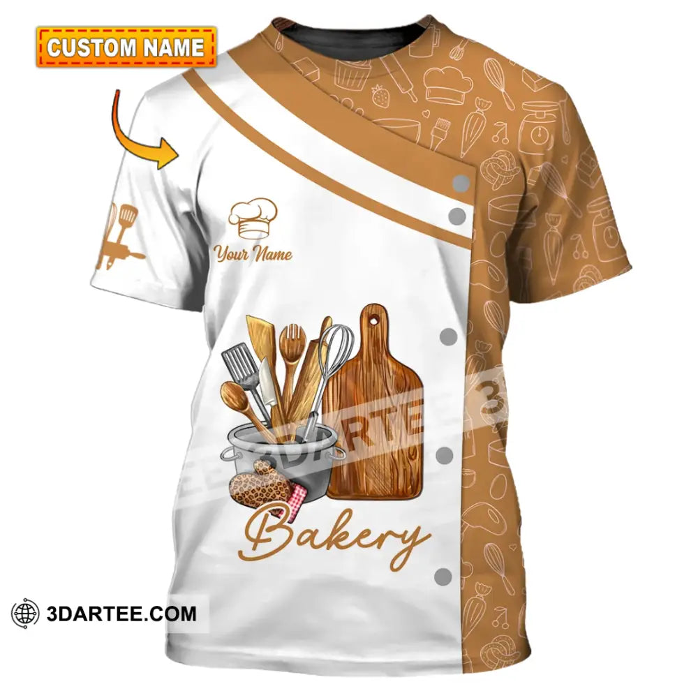 Unisex Shirt - Custom Name 3D Bakery T-Shirt