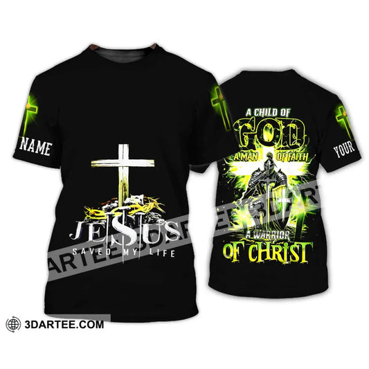 Unisex Shirt - Custom Name A Child Of God T-Shirt / S T-Shirt